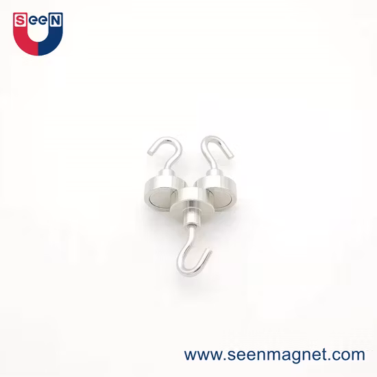 E20mm Neodymium Magnetic Steel Hooks for Workplace with Strong Magnetism
