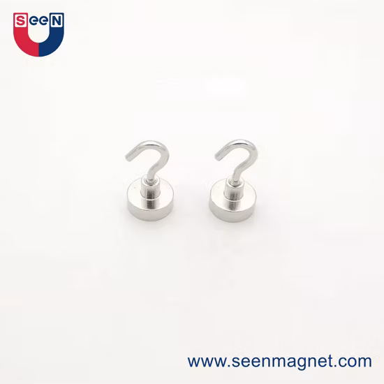 E20mm Neodymium Magnetic Steel Hooks for Workplace with Strong Magnetism